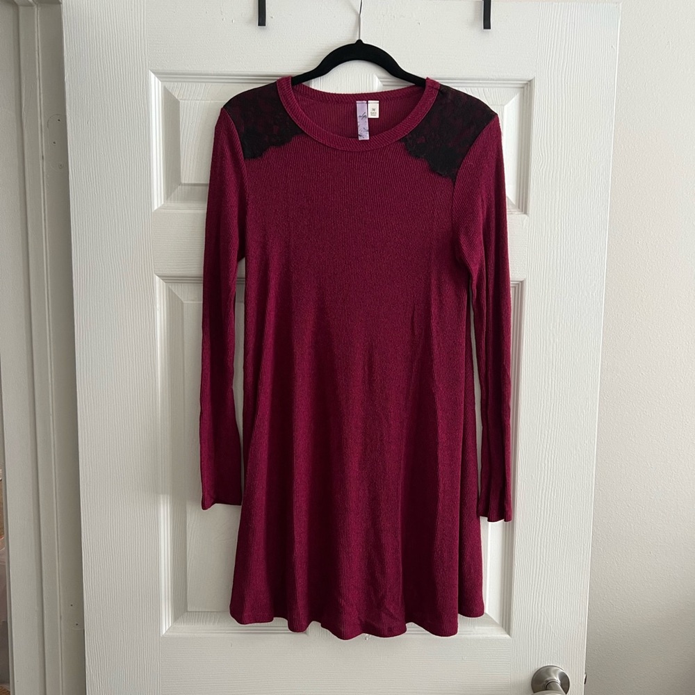 Sweater dress - ribbed and flowy